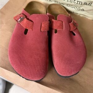 Birkenstock Red Mules